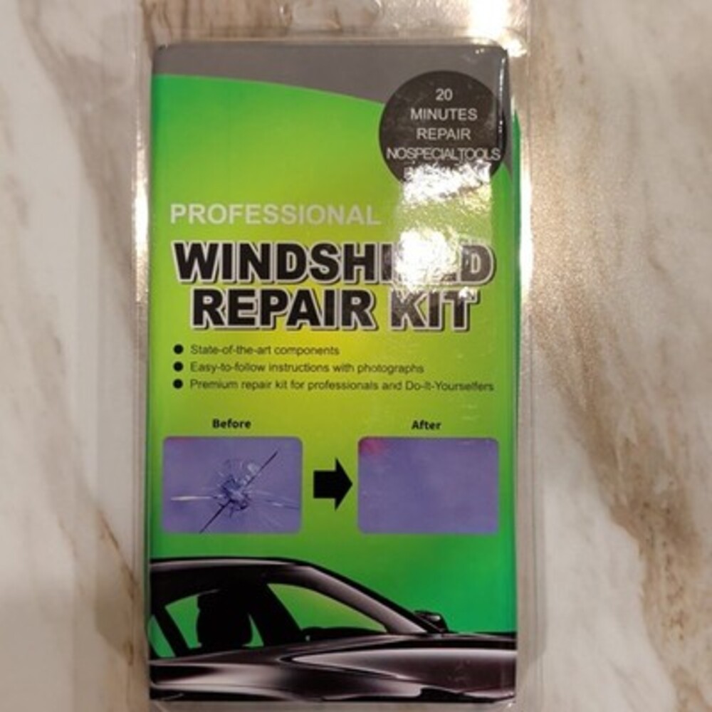 Windshield Repair Kit for Chips and Cracks Glass